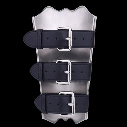 Medieval Armor Gauntlets for Kinky Sex & Sensory Play-Heavy Duty 304 Stainless Steel Bondage Bracers