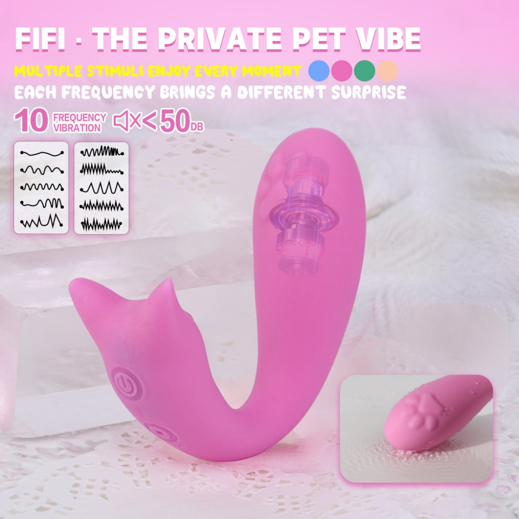 Medical-Grade Silicone Fantasy Elephant ELI G-Spot Vibrator-Clit Stimulator & Orgasmic Massage Sex Toy for Women
