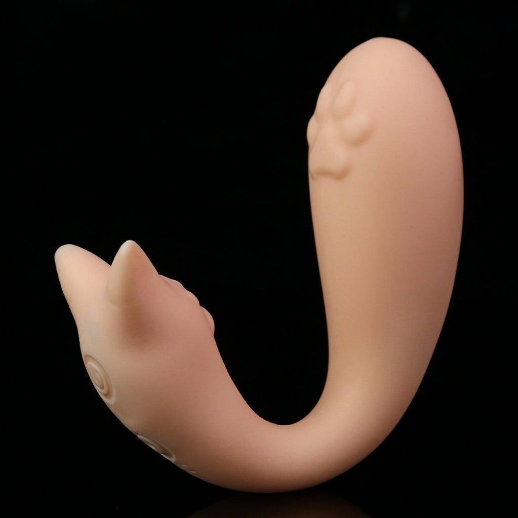 Medical-Grade Silicone Fantasy Elephant ELI G-Spot Vibrator-Clit Stimulator & Orgasmic Massage Sex Toy for Women