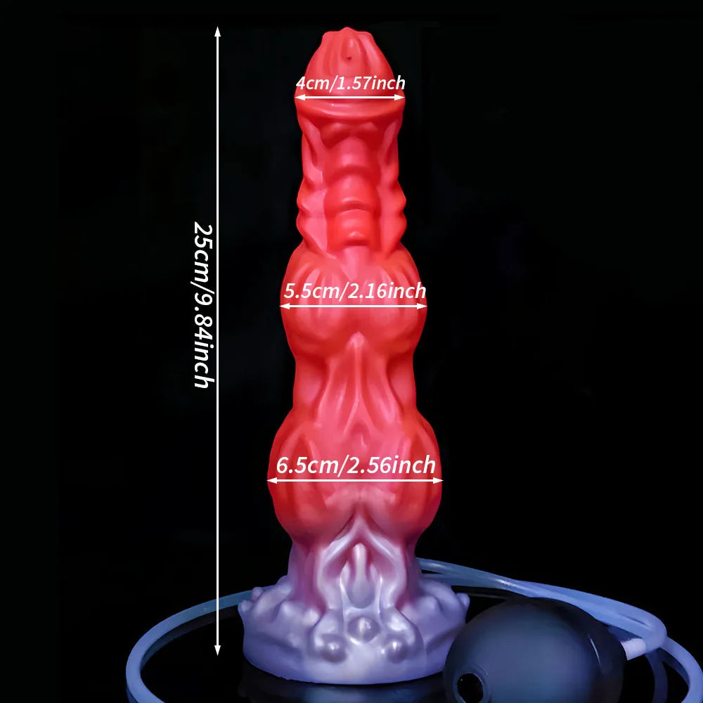 Ejaculating Monster Dildo - Huge Fantasy Dildos Squirting Butt Plug Anal Toys