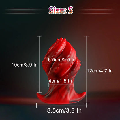 Huge Silicone Monster Dildo Butt Plug - Big Girth Fantasy Dildos G-spot Anal Sex Toys