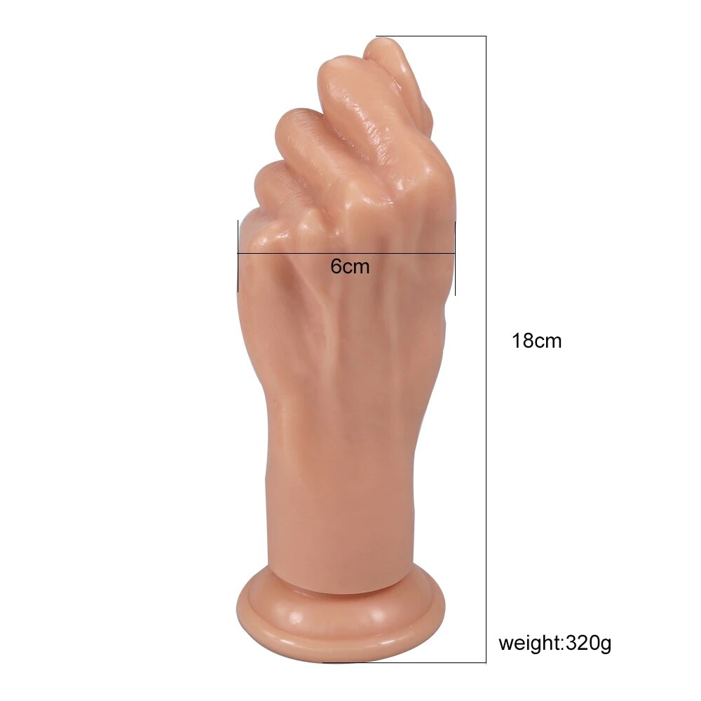 Fisting Realistic Dildos Butt Plug - Lifelike Fantasy Hand Masturbation Sex Toy for Men Women