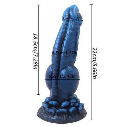 Monster Godes Butt Plug - Exotique Noué Loup Animal Gode Vagin Prostate Masseur
