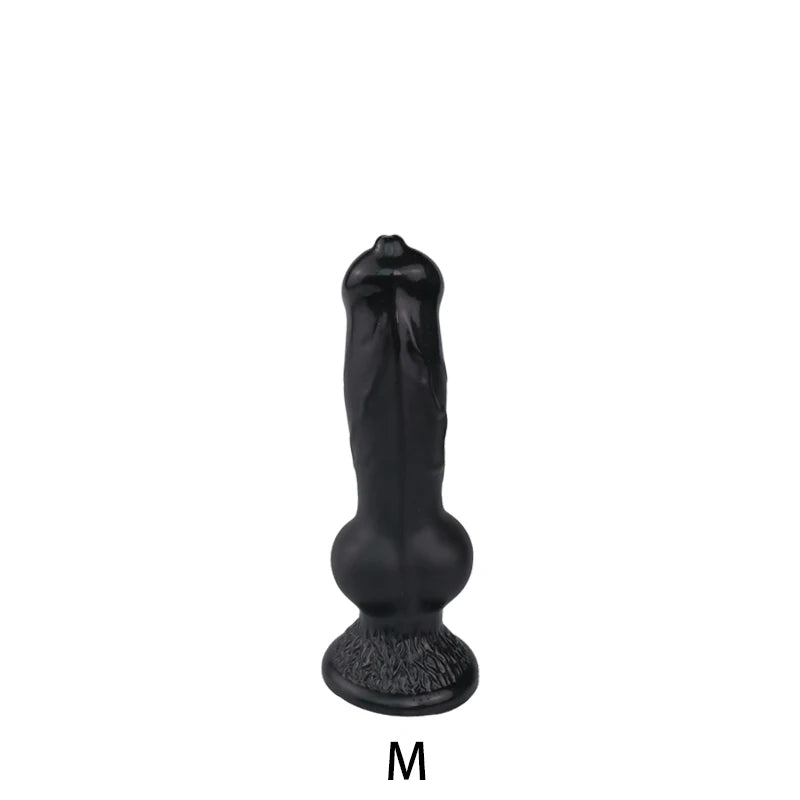 Monster Dog Gode Butt Plug - Ventouse Godes Animaux Réalistes Jouets Sexuels Féminins