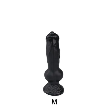 Monster Dog Dildo Butt Plug - Suction Cup Realistic Animal Dildos Female Sex Toys