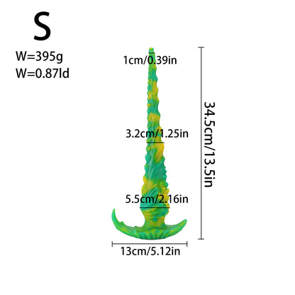 Tentacle Monster Dildo Butt Plug - Silicone Anal Dildos Long Vaginal Sex Toys for Women