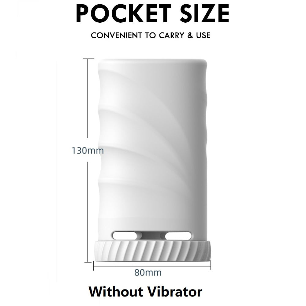 Vibrating Pocket Pussy Male Masturbator - 3 Masturbation Sleeve Vagina Domlust Vibrating Pocket Pussy Male Masturbator - 3 Masturbation Sleeve Vagina Domlust