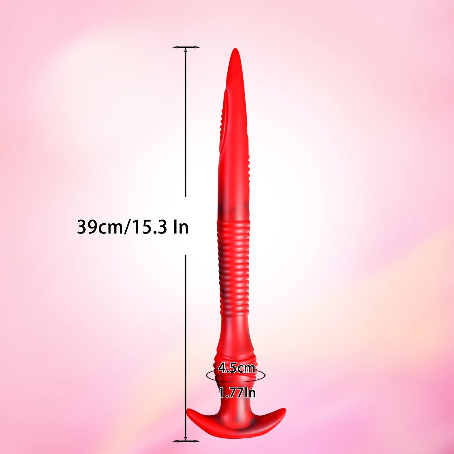Plug anal à longue queue de 22 pouces - Gode anal en silicone pour hommes et femmes, jouets sexuels