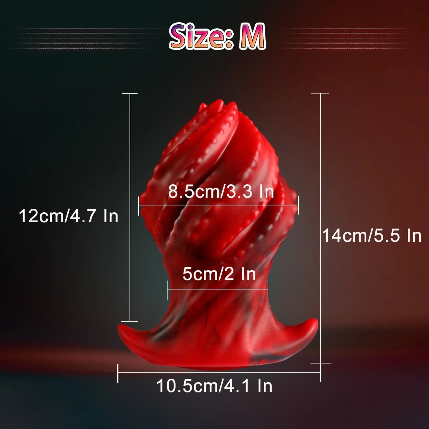 Huge Silicone Monster Dildo Butt Plug - Big Girth Fantasy Dildos G-spot Anal Sex Toys