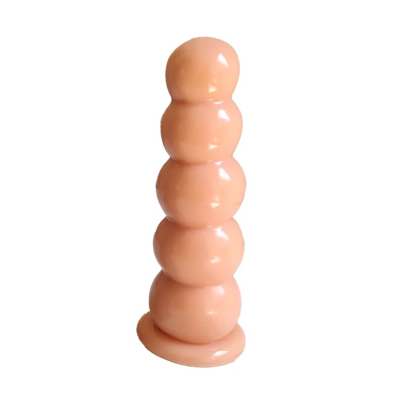 Huge Dildo Butt Plug - Graduated Beads Anal Dildos Sex Toys for Men Women