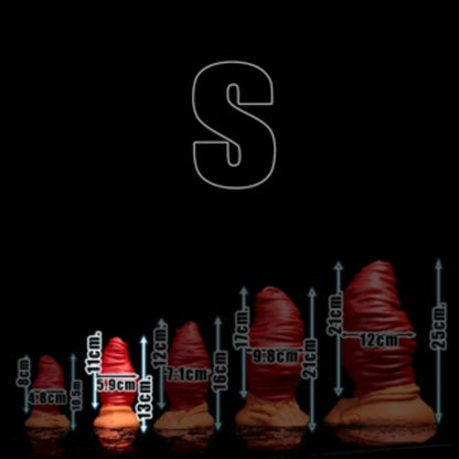 Großer Analdildo Butt Plug - Fantasy Silikon Analdilatator Vagina Prostatamassager