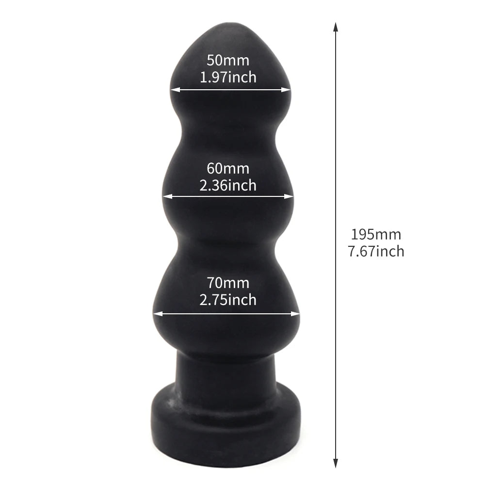 Gros gode anal godemichet anal - Plug anal en silicone de qualité supérieure dilatateur jouets sexuels pour femmes