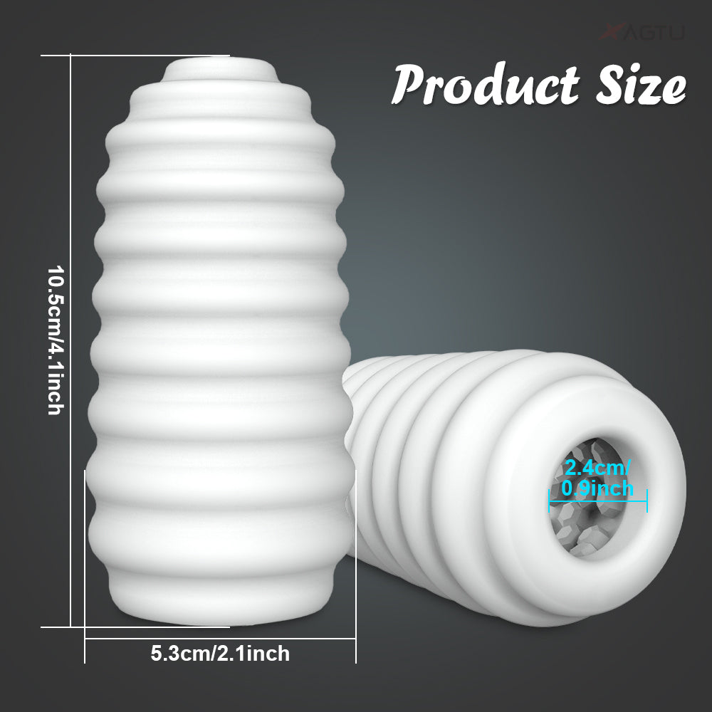 Silicone Pocket Pussy Cock Sleeve - Lifelike Vagina Penis Masturbation Cup Sex Toys for Men