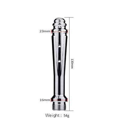 Enema Bidet Anal Douche Shower Cleaning - 7 Holes Side Opening Metal Anal Cleaner