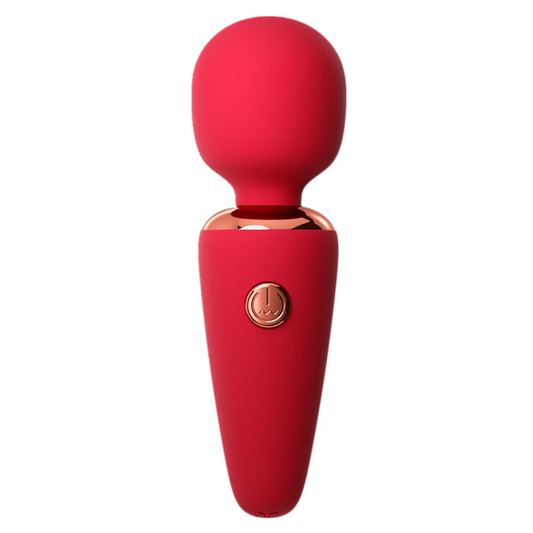 Pocket Magic Wand Vibrator - Soft Powerful Clit Nipple Stimulator Sex Toy for Women