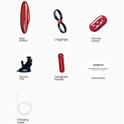 Hand-Analdildo-Sexmaschine mit Fernbedienung - Saugnapf-Gürtelgurt am Stroker für Erwachsene