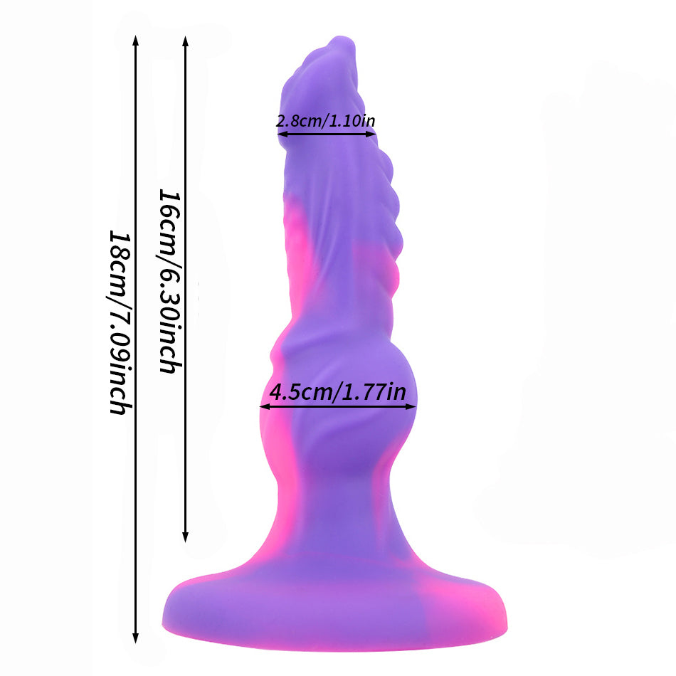 Exotischer Monsterdildo-Buttplug – Silikon-Analdildo für Frauen und Männer, Sexspielzeug