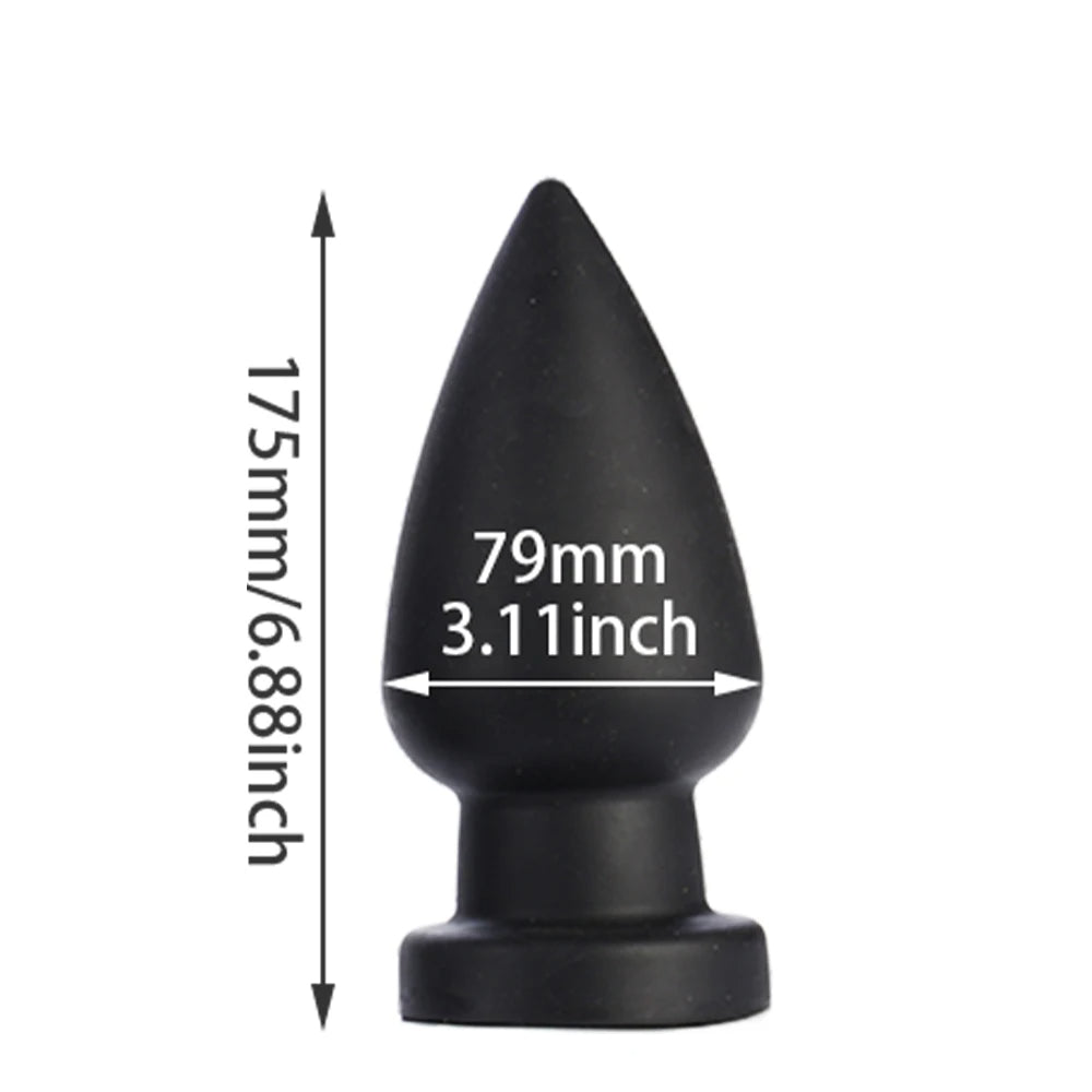 Gros gode anal godemichet anal - Plug anal en silicone de qualité supérieure dilatateur jouets sexuels pour femmes
