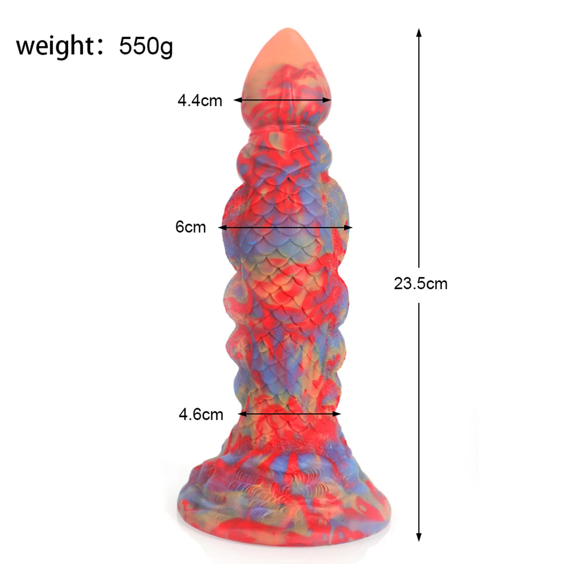 Monsterdildo Analplug – Bunter exotischer Tierdildo Dilator Sexspielzeug für Männer Frauen
