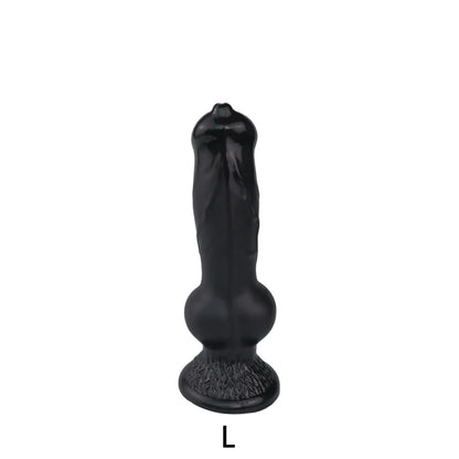 Monster Dog Dildo Butt Plug - Suction Cup Realistic Animal Dildos Female Sex Toys