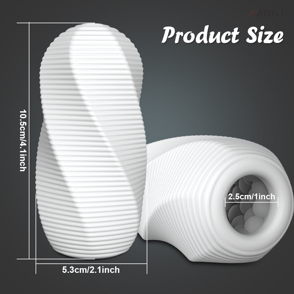 Silicone Pocket Pussy Cock Sleeve - Lifelike Vagina Penis Masturbation Cup Sex Toys for Men