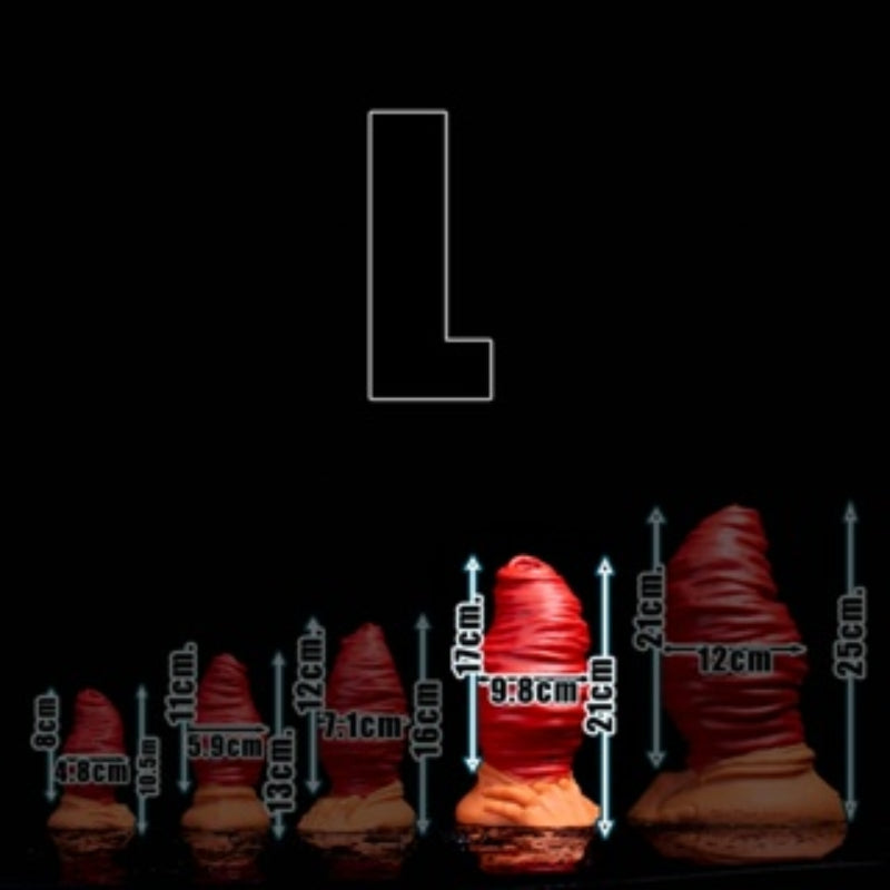 Großer Analdildo Butt Plug - Fantasy Silikon Analdilatator Vagina Prostatamassager