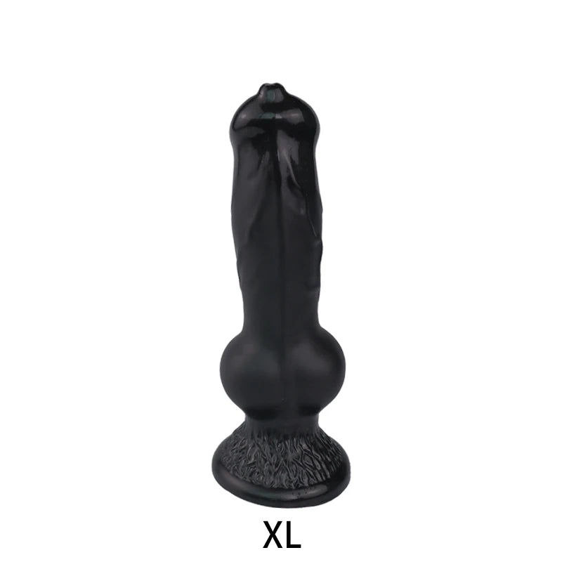 Monster Dog Gode Butt Plug - Ventouse Godes Animaux Réalistes Jouets Sexuels Féminins