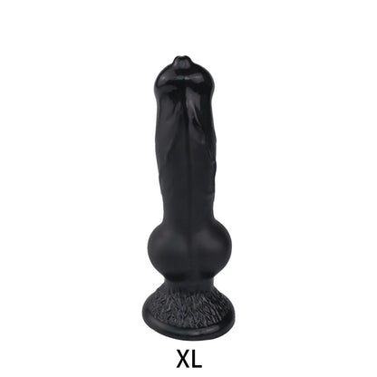 Monster Dog Gode Butt Plug - Ventouse Godes Animaux Réalistes Jouets Sexuels Féminins