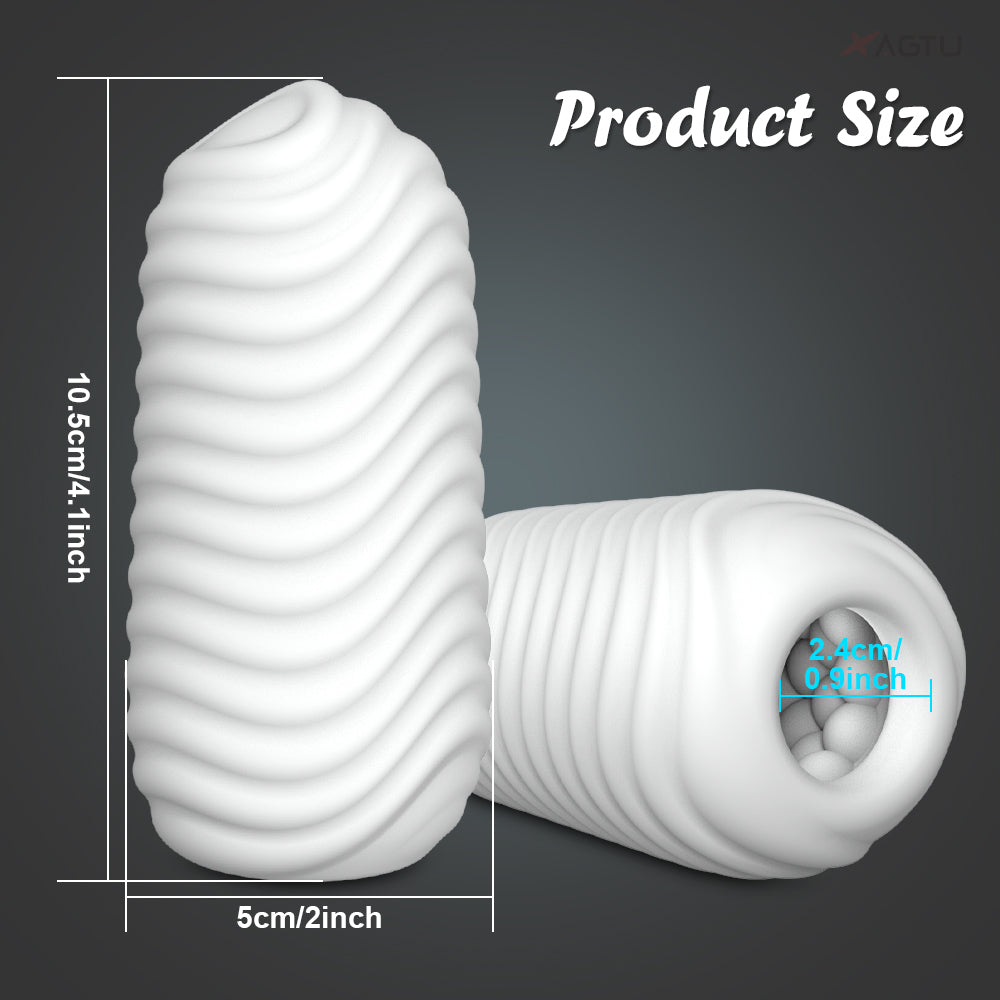 Silicone Pocket Pussy Cock Sleeve - Lifelike Vagina Penis Masturbation Cup Sex Toys for Men