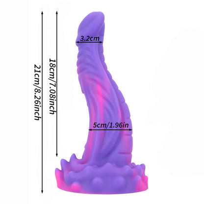 Drachenmonster-Dildo-Buttplug – exotischer Silikon-Analplug-Prostata-Massagegerät