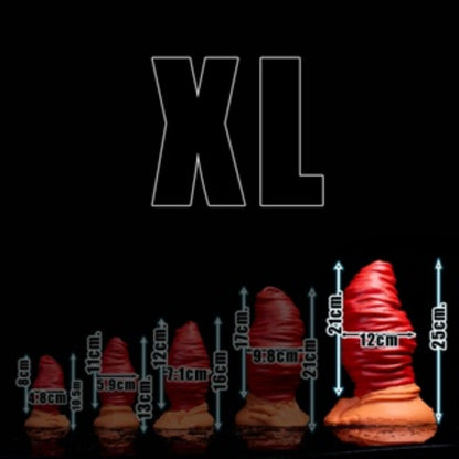 Großer Analdildo Butt Plug - Fantasy Silikon Analdilatator Vagina Prostatamassager