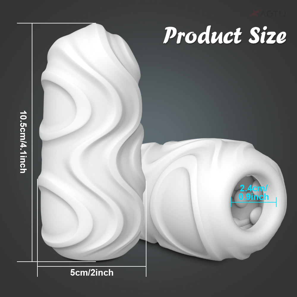 Silicone Pocket Pussy Cock Sleeve - Lifelike Vagina Penis Masturbation Cup Sex Toys for Men
