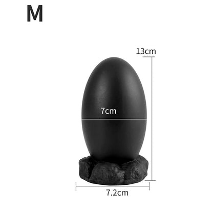 Gode ​​anal en silicone souple - Jouets pour adultes dilatateur de plug anal en forme d'œuf de dragon réaliste