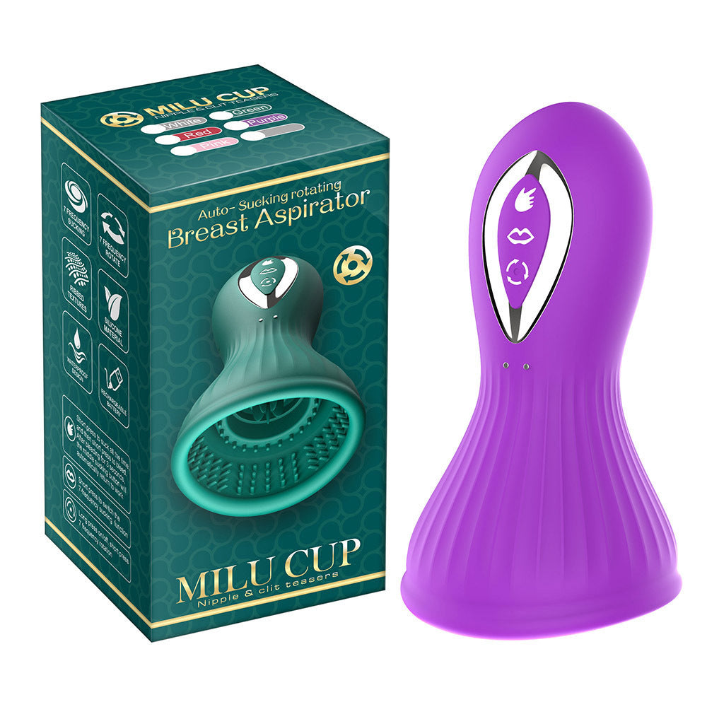 Oral Sex Saugen Weibliche Masturbation Cup - Klitoris Nippel Rotierende Klemme Frauen Vibrator