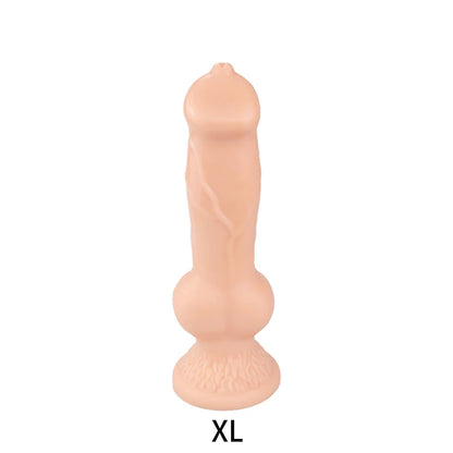 Monster Dog Gode Butt Plug - Ventouse Godes Animaux Réalistes Jouets Sexuels Féminins