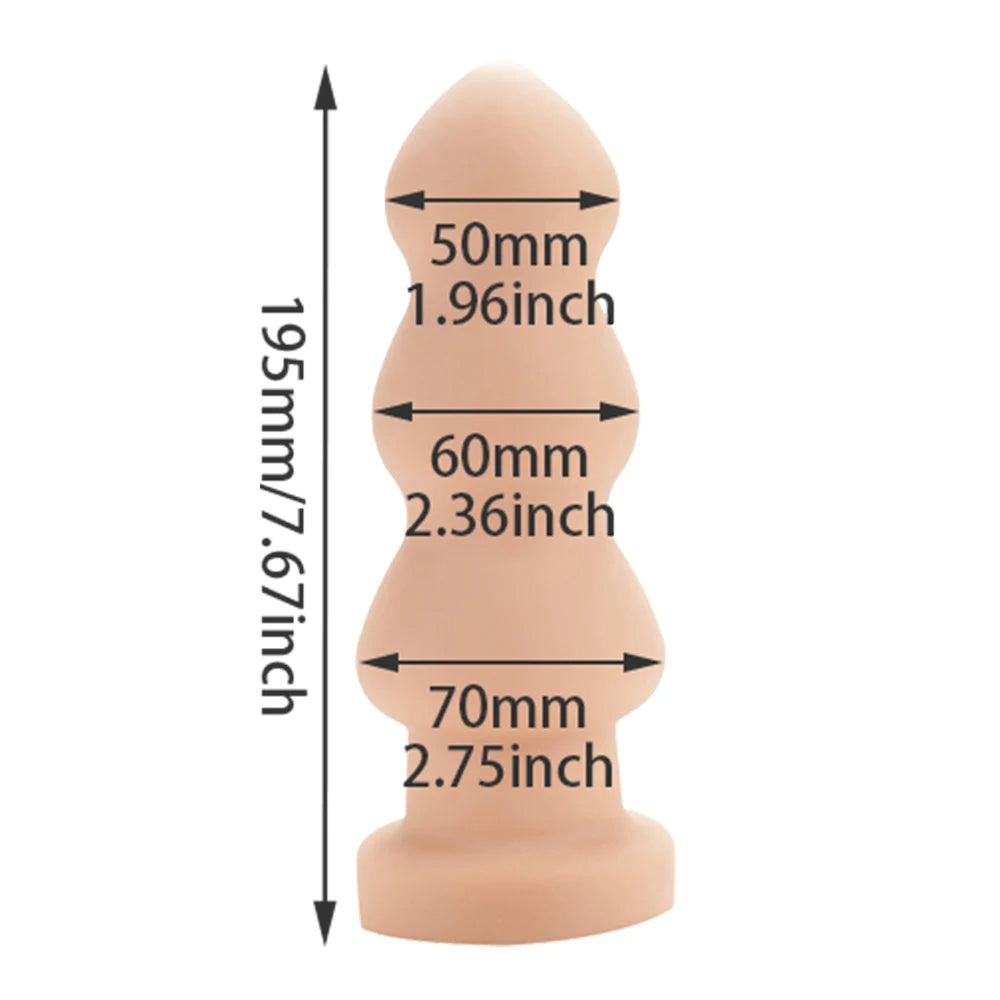 Gros gode anal godemichet anal - Plug anal en silicone de qualité supérieure dilatateur jouets sexuels pour femmes