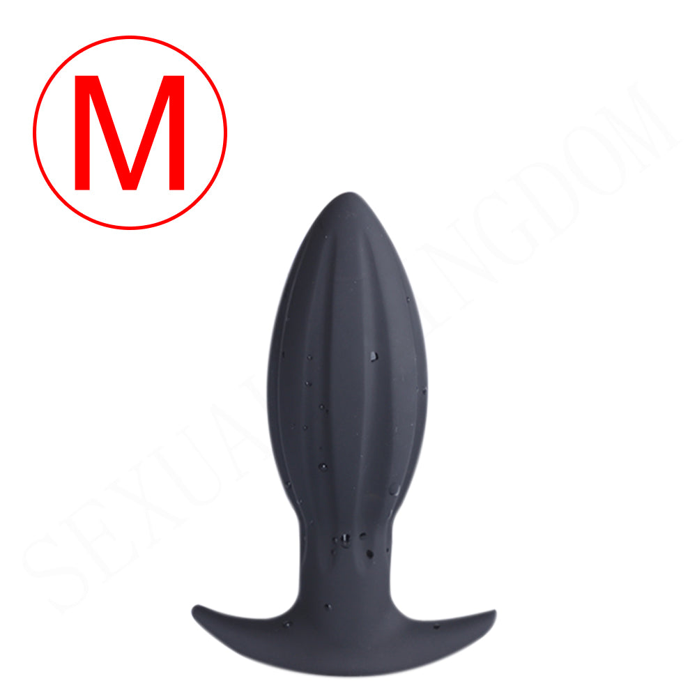 Big Threads Butt Plug - Silicone Anal Dildo Sex Toys for Women Men