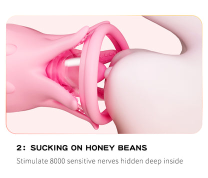 Nipple Sucker Licking Vibrator – Silicone Nipple Stimulator Sex Toy for Women