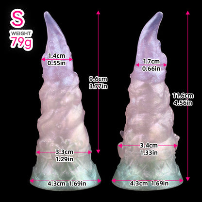 Ice Cream Fantasy Dildos Butt Plug - Crystal Monsterdildo Women Masturbating Sex Toys