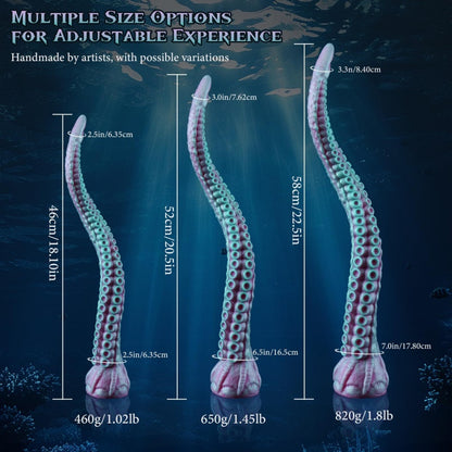 Fantasy Octopus Tentacle Anal Dildo Plug – Vaginal Expansion Masturbation Tool for Women