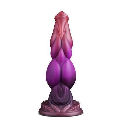 Fantasy Monster Dog Knotting Suction Cup Dildo – Female Orgasmic Massage & Vaginal Insertion Sex Toys