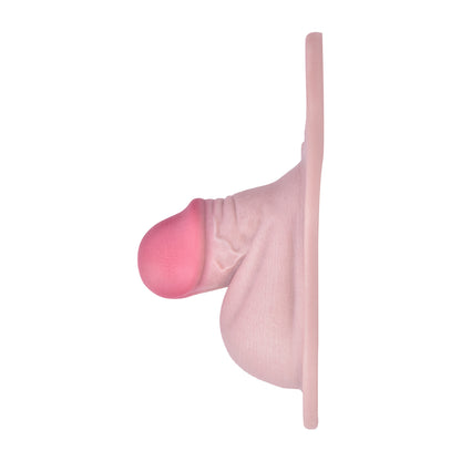 Realistic Silicone Chastity Pants with Urethral Opening — Lockable Male Chastity Cage for Long-Term BDSM Wear