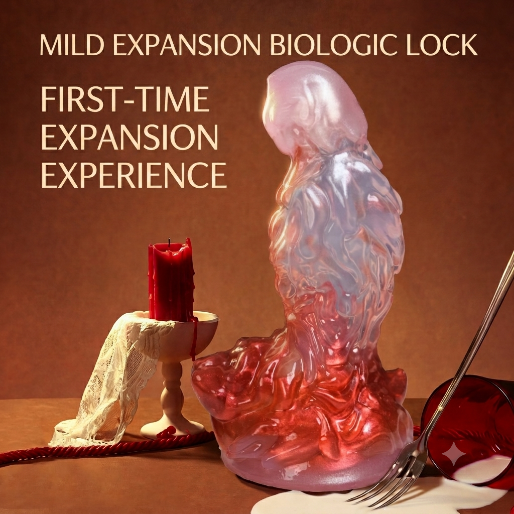 Crimson Claw Curved Alien Dildo — Platinum Silicone Fantasy Dildo for Precise G-Spot Stimulation