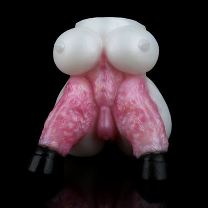 Unicorn Grail Fantasy Horse Butt Pussy Sex Doll — Dual-Entry Platinum Silicone Masturbator