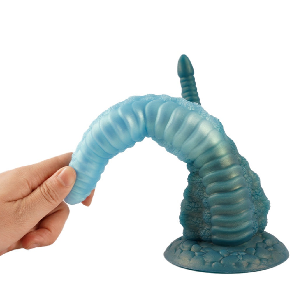 Gemini said Fantasy Alien Double Dildo with Suction Cup - Dual Anal & Vaginal Orgasmic Massage Sex Toy