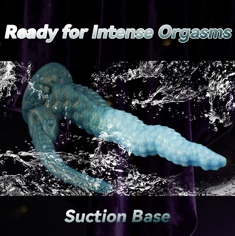 Gemini said Fantasy Alien Double Dildo with Suction Cup - Dual Anal & Vaginal Orgasmic Massage Sex Toy