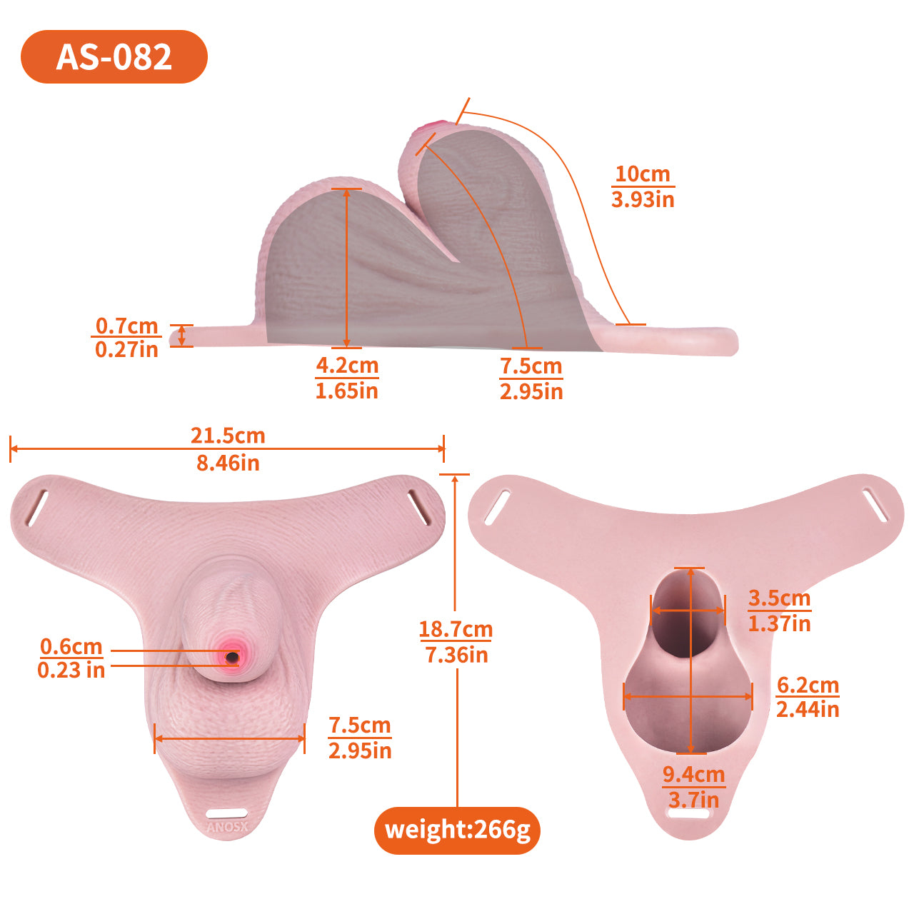 Realistic Silicone Chastity Pants for Men — Platinum Silicone Male Chastity Cage with Leather Harness for Long-Term BDSM Wear