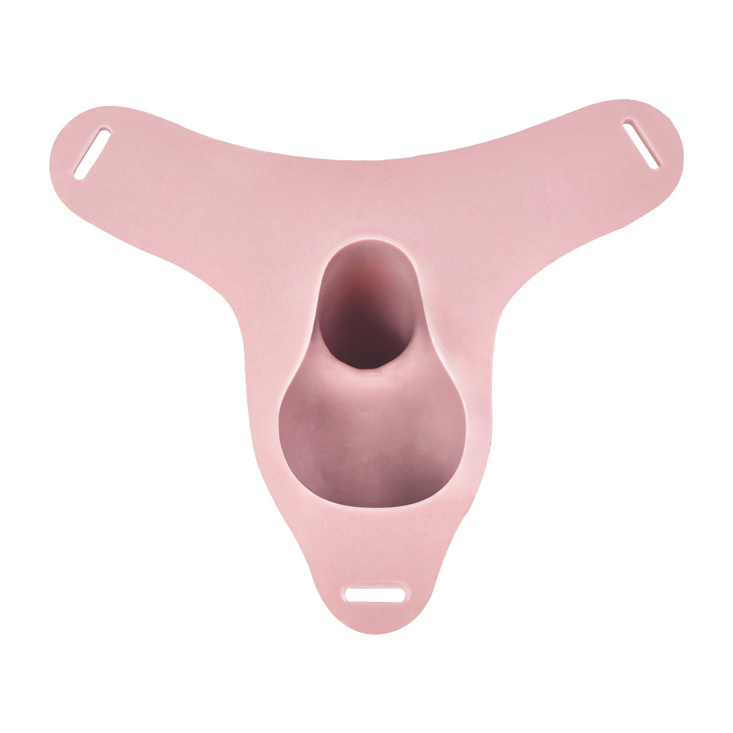 Realistic Silicone Chastity Pants for Men — Platinum Silicone Male Chastity Cage with Leather Harness for Long-Term BDSM Wear