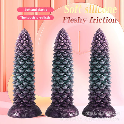 Abyssaldorn-Monster-Stoßdildo – Vibrierend & Hitzefunktion mit Saugnapf für orgasmische Massage