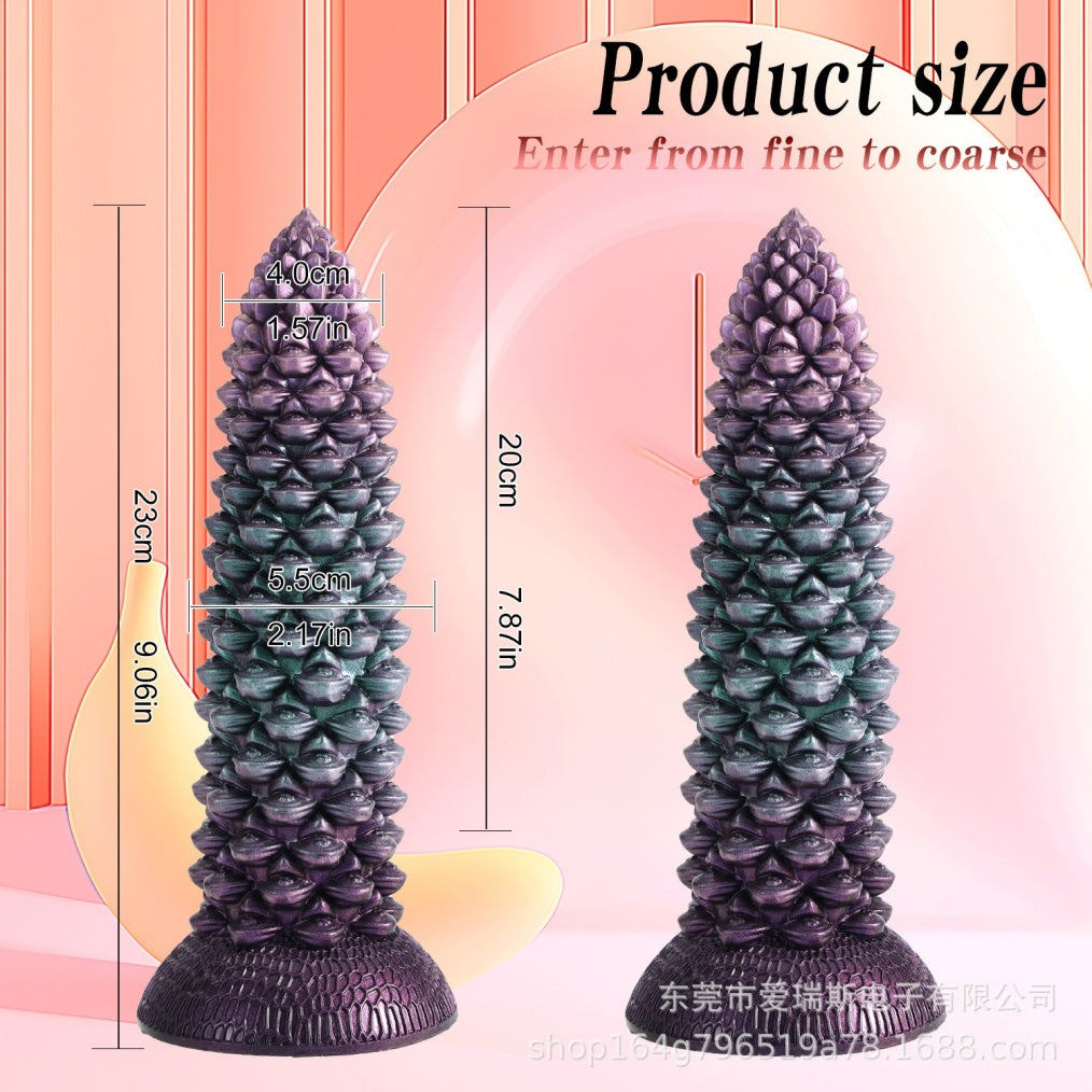 Abyssaldorn-Monster-Stoßdildo – Vibrierend & Hitzefunktion mit Saugnapf für orgasmische Massage